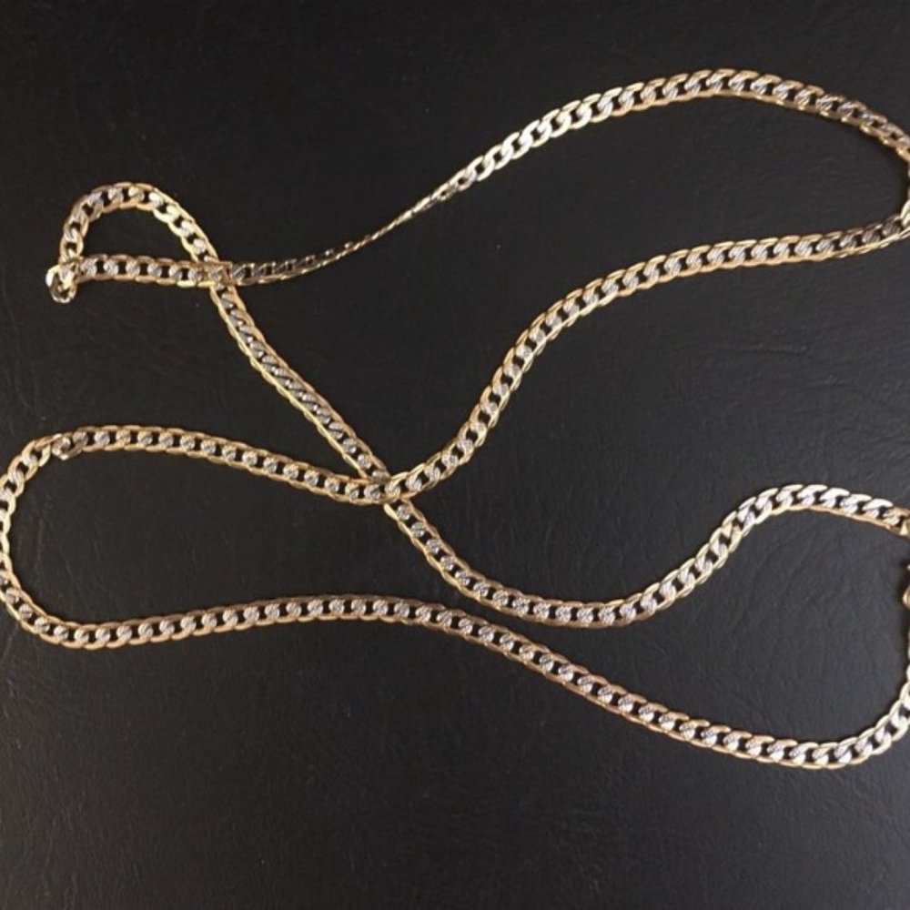 Stainless Steel Silver and Gold plated  Necklace